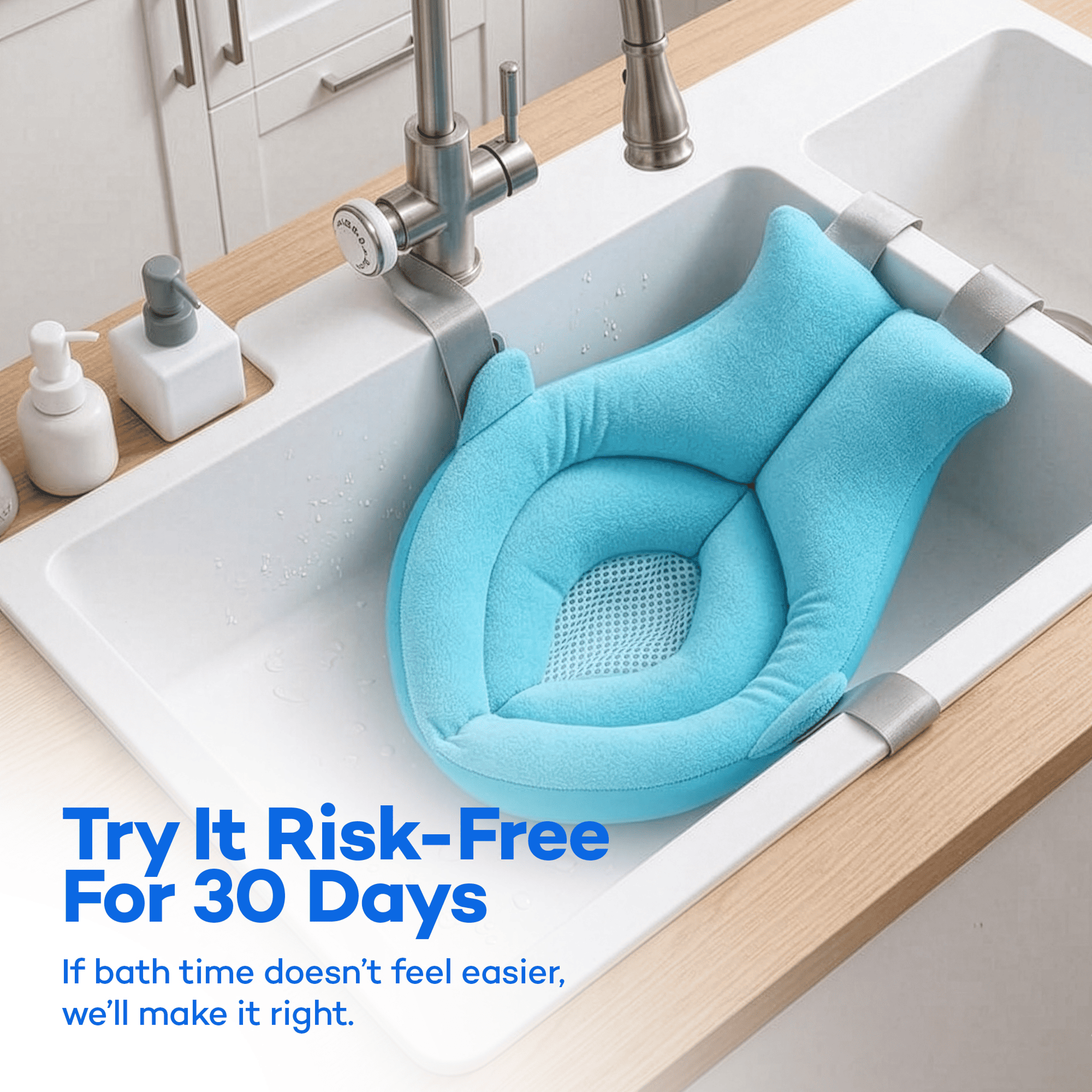 Mama Love Co™ Soft Sink Baby Bath Support